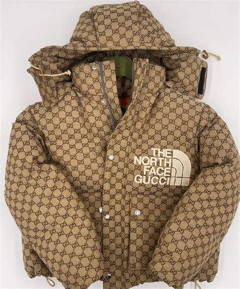 north face and gucci puffer|gucci north face price.